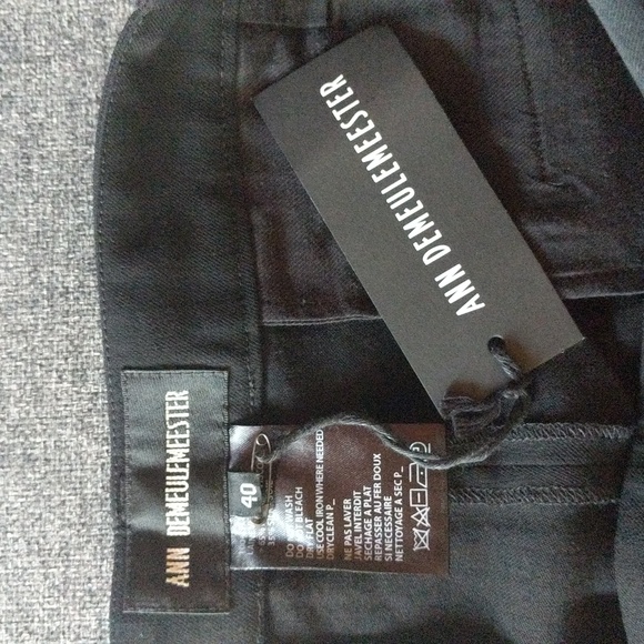 NWT Ann Demeulemeester Fleece Wool Pants - Picture 3 of 16